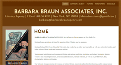 Desktop Screenshot of barbarabraunagency.com