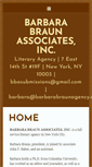 Mobile Screenshot of barbarabraunagency.com